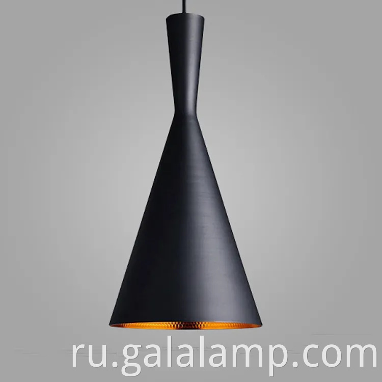 Черная подвесная люстра промышленного стиля для столовых